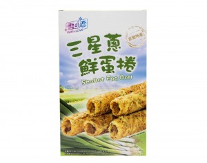 台灣雪之戀～三星蔥鮮蛋捲