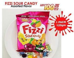 馬來西亞～Lot 100百份 Fizzi Sour Candy